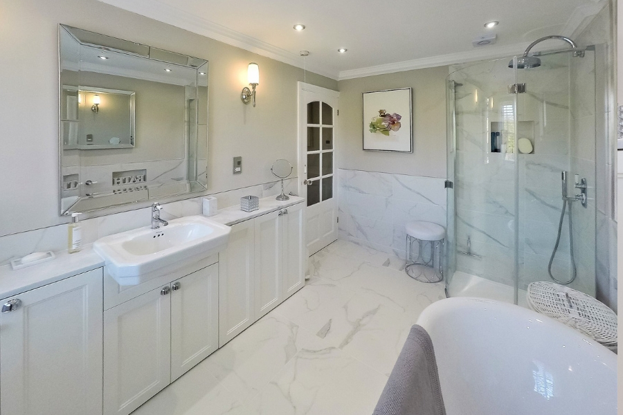 Marble Grey Bathrooms Bathroom Design Dragonville Durham