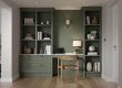 desk and shelving office space
